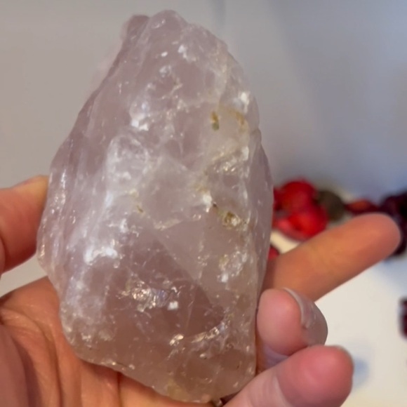 SOLD Rose Quartz Chunk - Picture 16 of 17